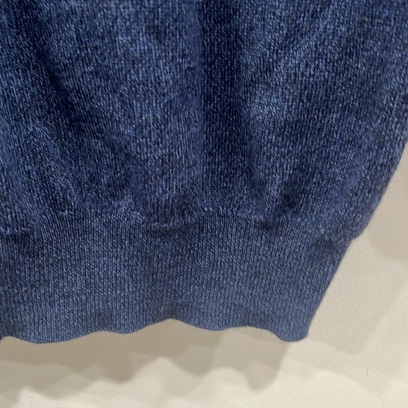 Sand Merino Wool Vneck Blue Sweater in Size CL - Picture 8 of 12